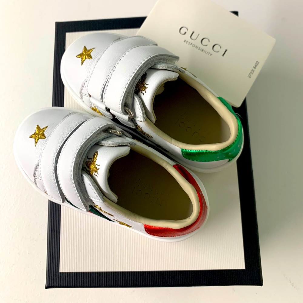 GUCCI Leather Sneakers - Picture 3 of 3